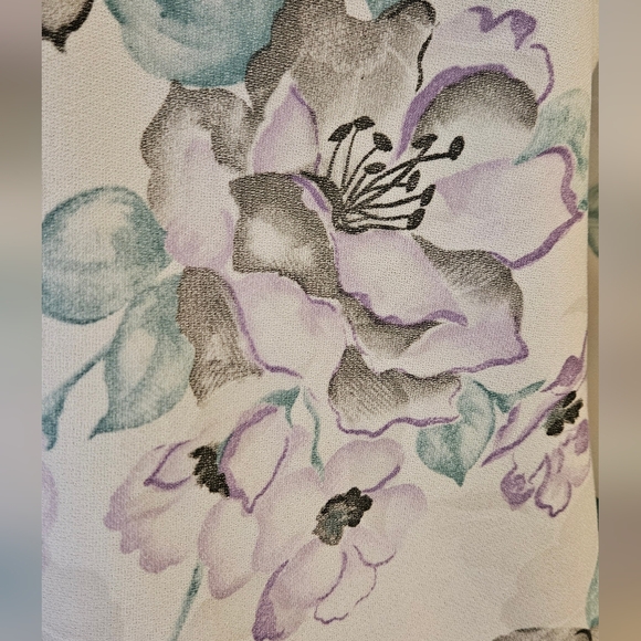 Vintage dress Floral print size medium - Picture 5 of 8